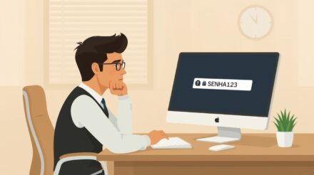 A senha era o nome da empresa e o resto foi previsível